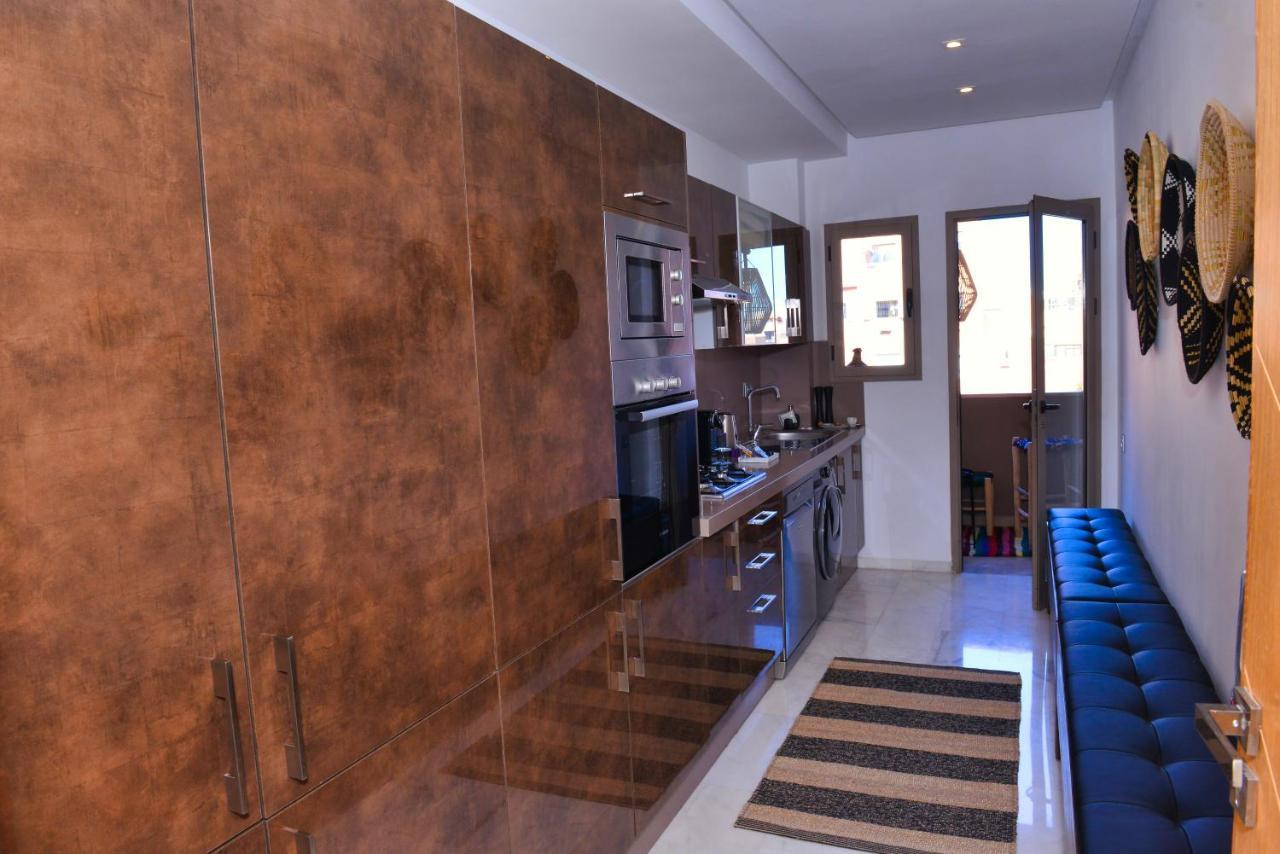 Appartement De Prestige Climatise A L'Hivernage 400M De La Gare Marrakesch Exterior foto